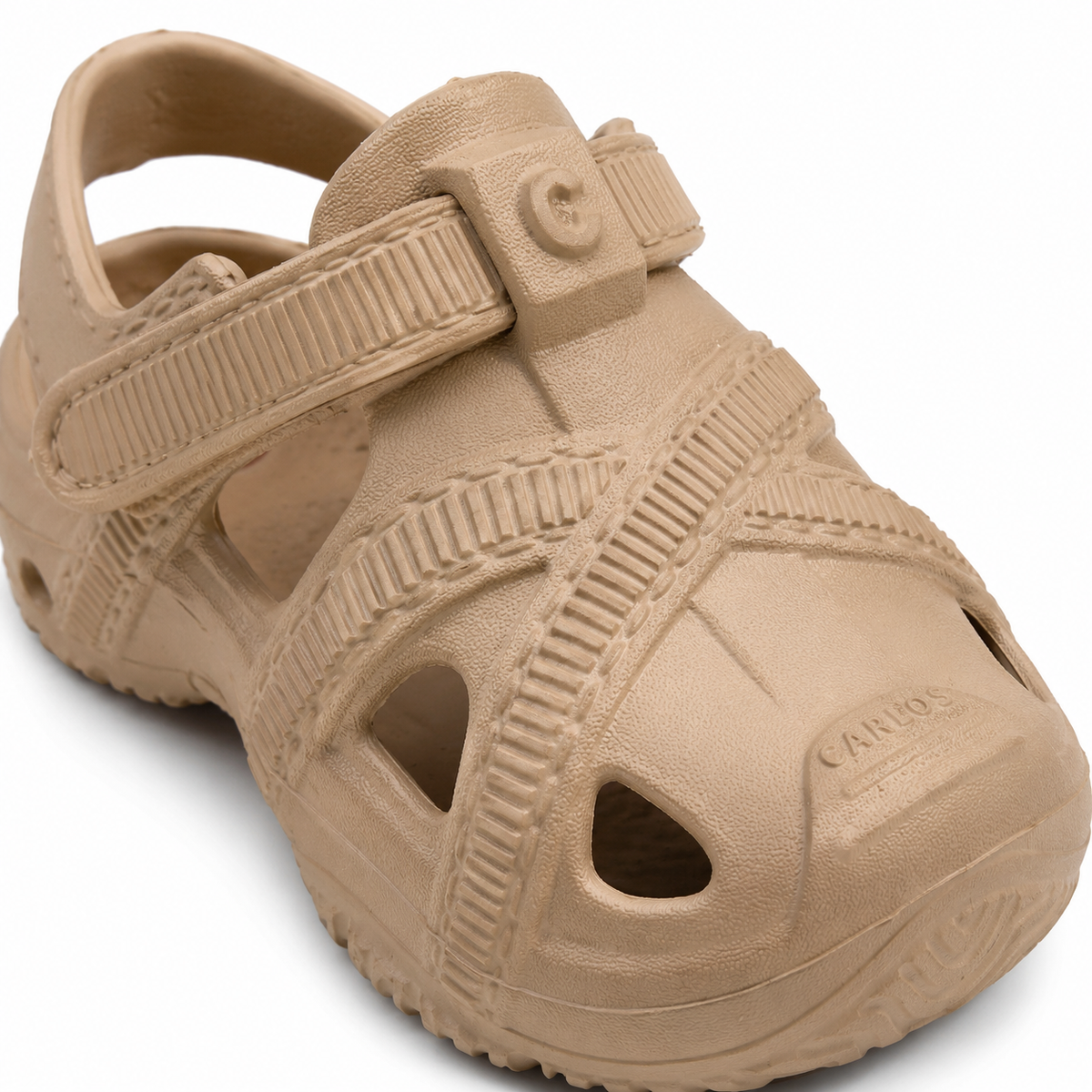 Kids Closed Toe Adjustable Clog Sandals
