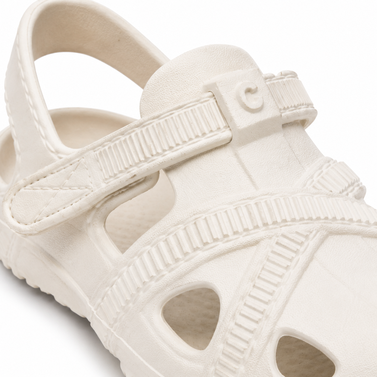 Kids Closed Toe Adjustable Clog Sandals
