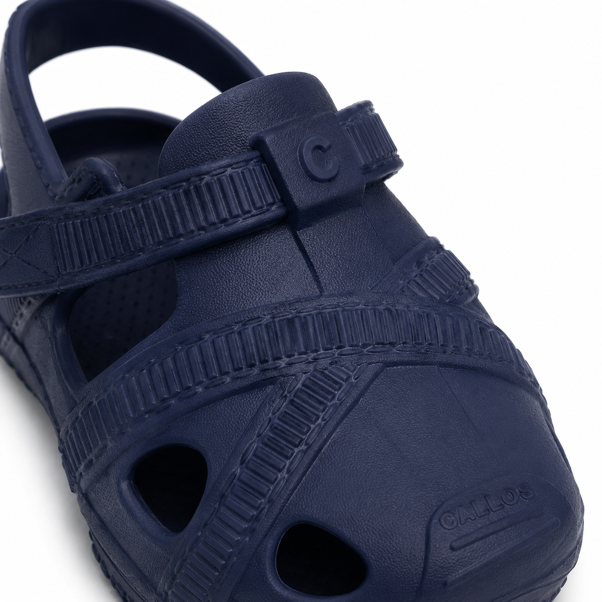 Kids Closed Toe Adjustable Clog Sandals