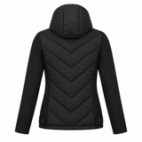 Hooded Quilted Zip Jacket
