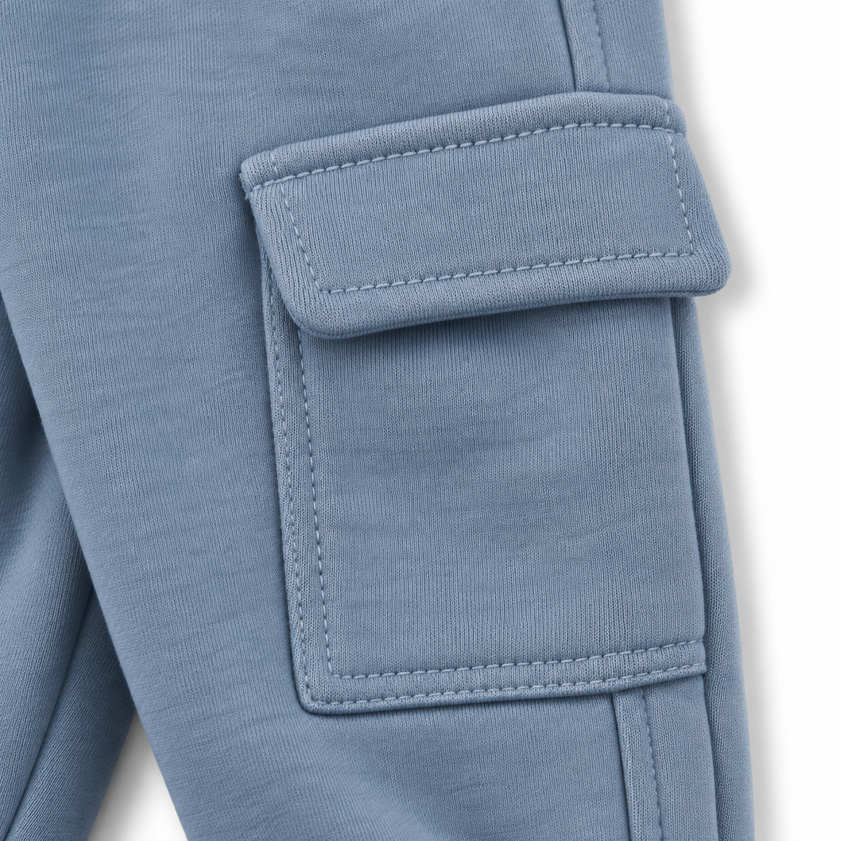Polo Sweatshirt And Cargo Jogger Set