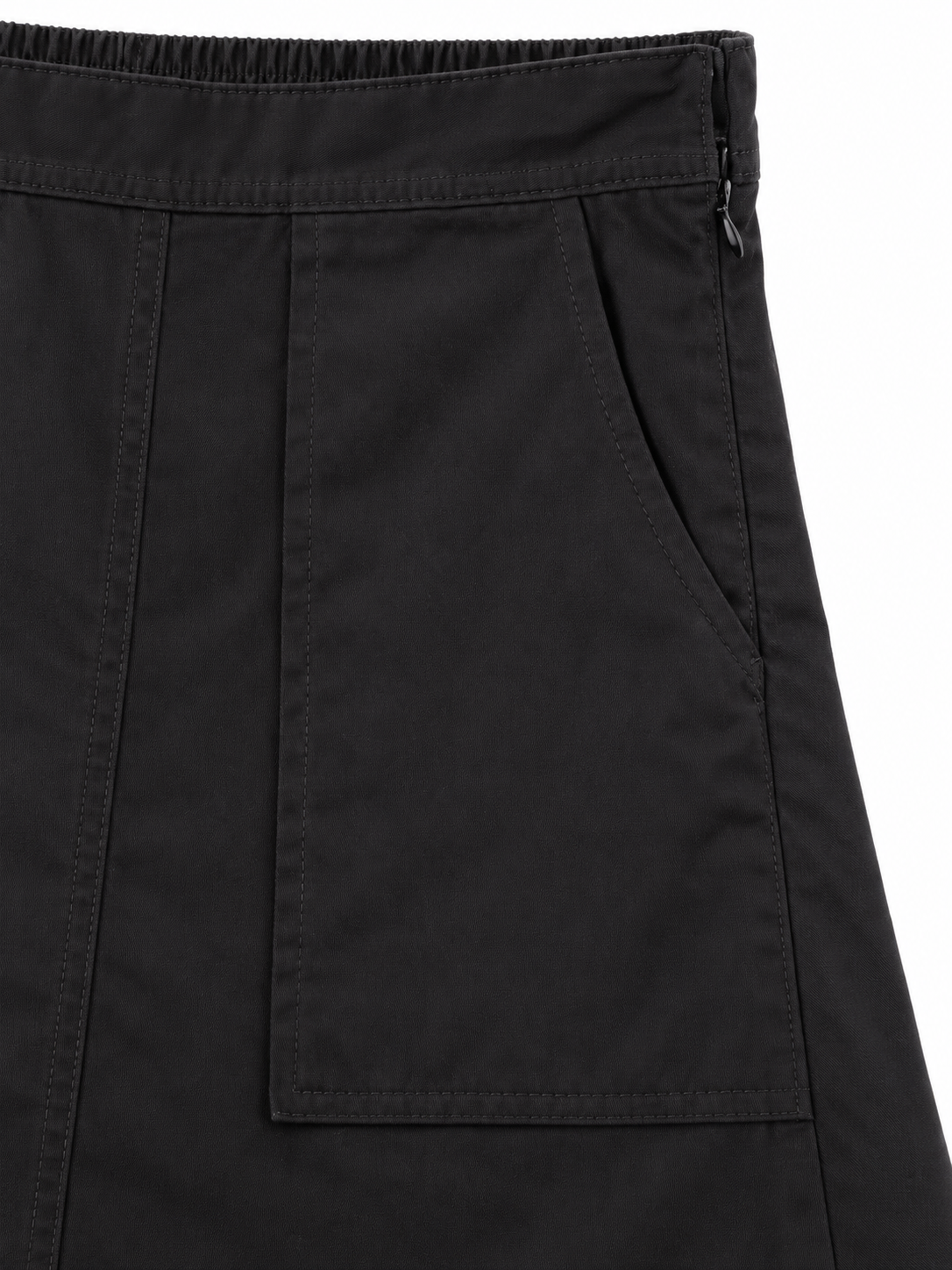 Woman Light A Line Midi Skirt