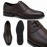 Perforated Detail Derby Shoes