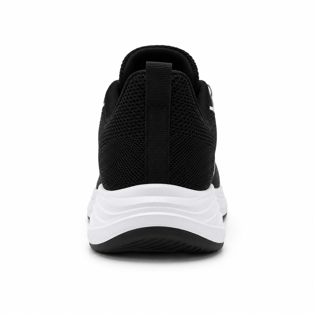 Mesh running shoes with lightweight sole