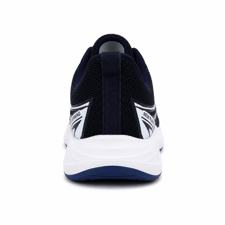 Mesh running shoes with cushioned sole