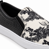 Women Artistic Print Slip-On Sneakers