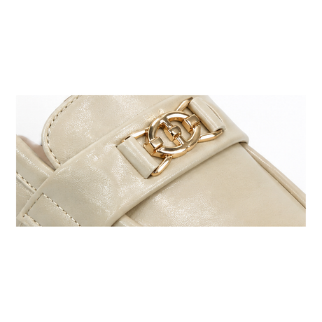 Women Metal Detail Loafers