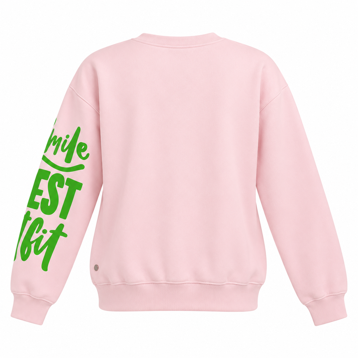 Bold Slogan Graphic Sweatshirt