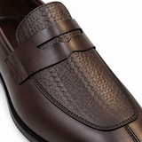 Textured Penny Loafers