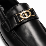 Women Metal Detail Loafers