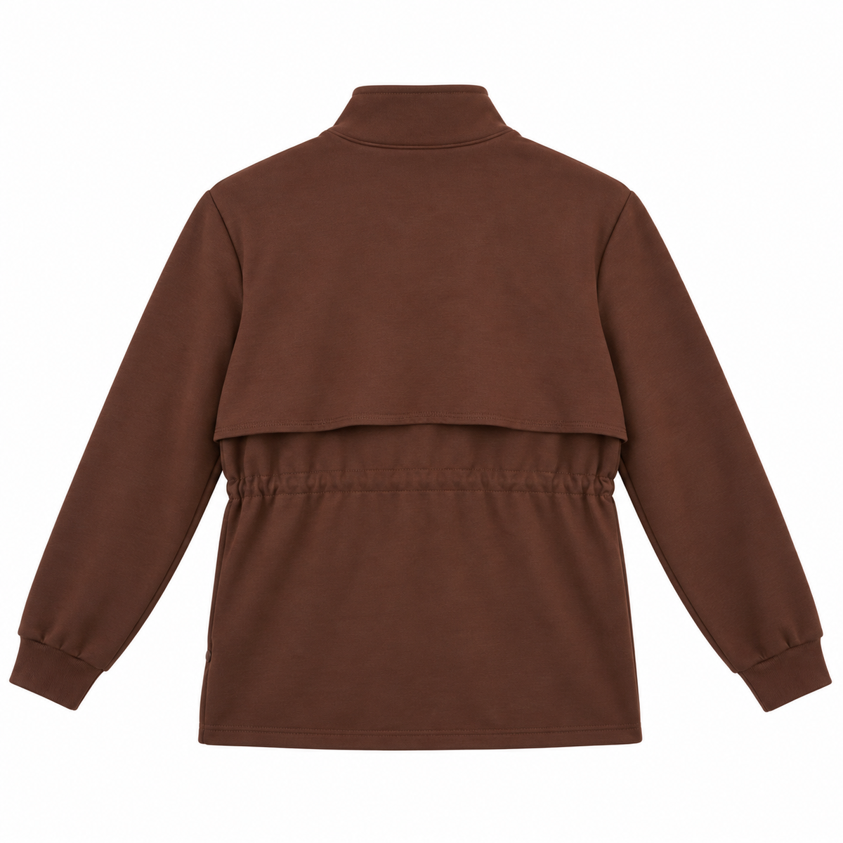 Drawstring Waist Casual Jacket