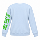 Bold Slogan Graphic Sweatshirt