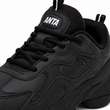 Chunky Lace Up Sneakers With Sculpted Sole