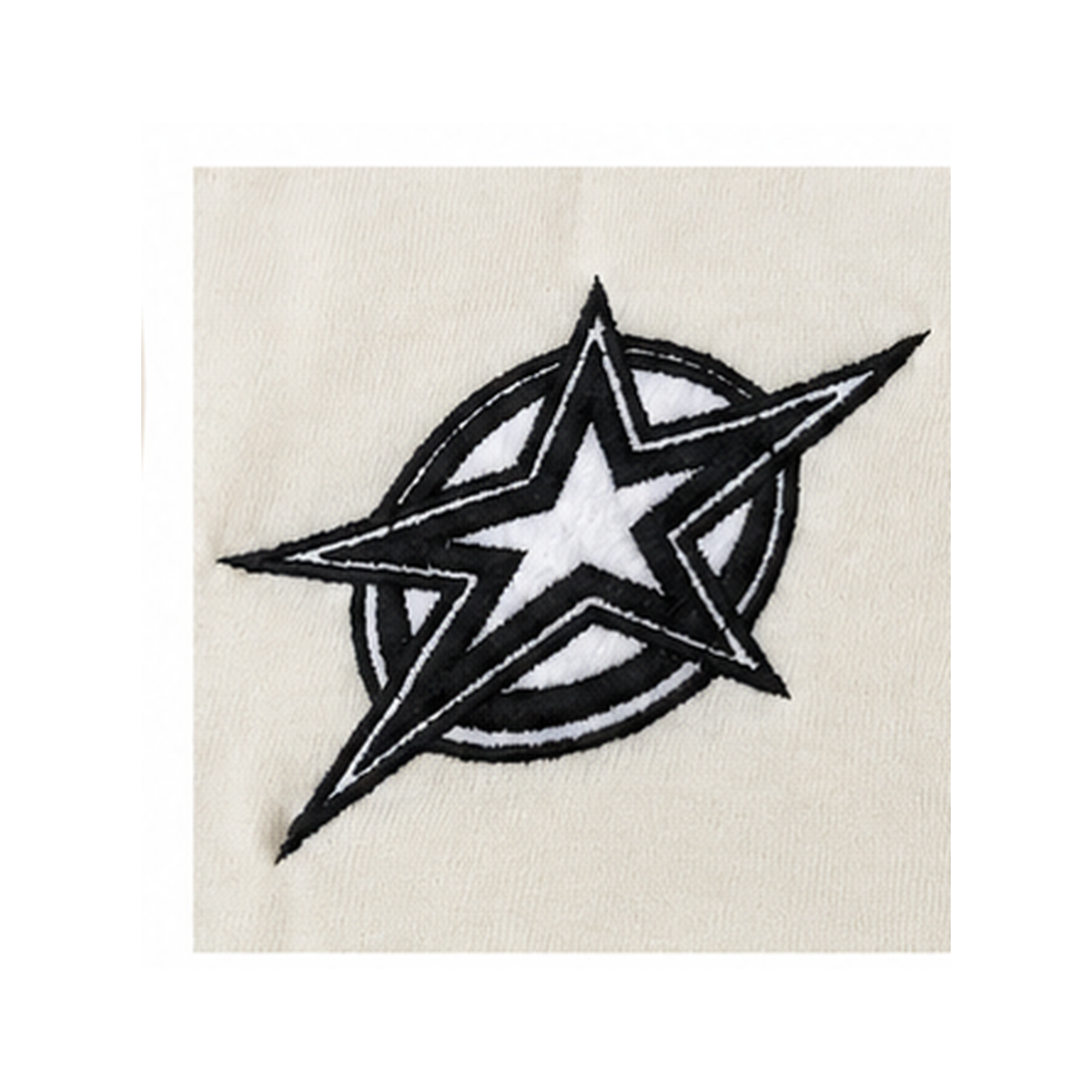 Casual Women Cap Sleeve Crop Top With Star Embroidery