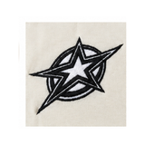 Casual Women Cap Sleeve Crop Top With Star Embroidery