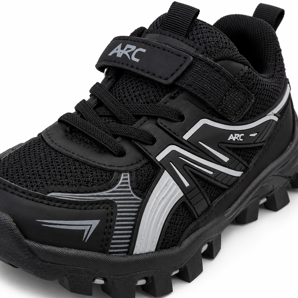 Sports Sneakers With Rugged Sole And Strap