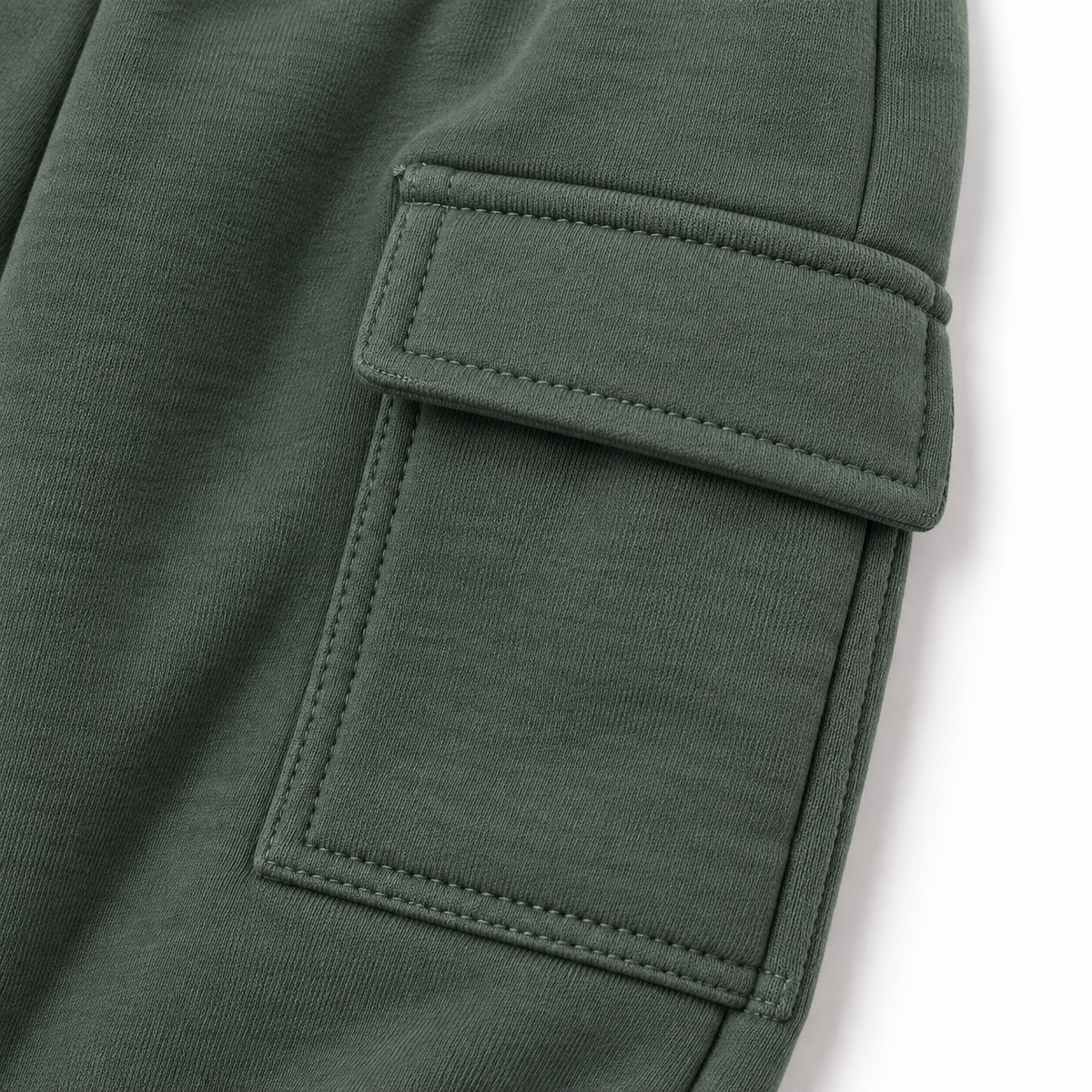 Polo Sweatshirt And Cargo Jogger Set
