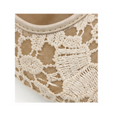 Women Lace Strap Ballet Flats