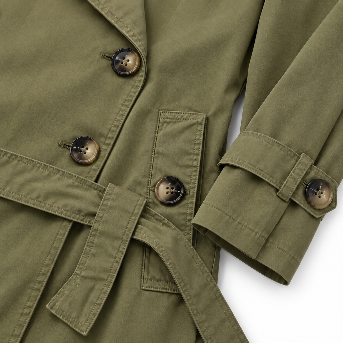 Double-Breasted Trench Coat