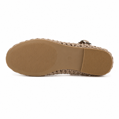 Women Woven Mary Jane Flats