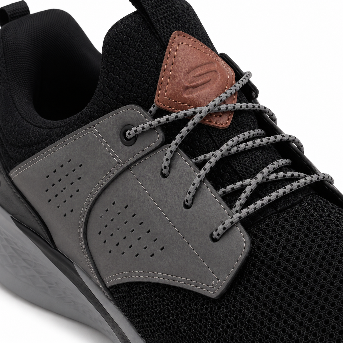 Men Lace Up Walking Sneakers