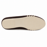 Women Knitted Stripe Detail Loafers
