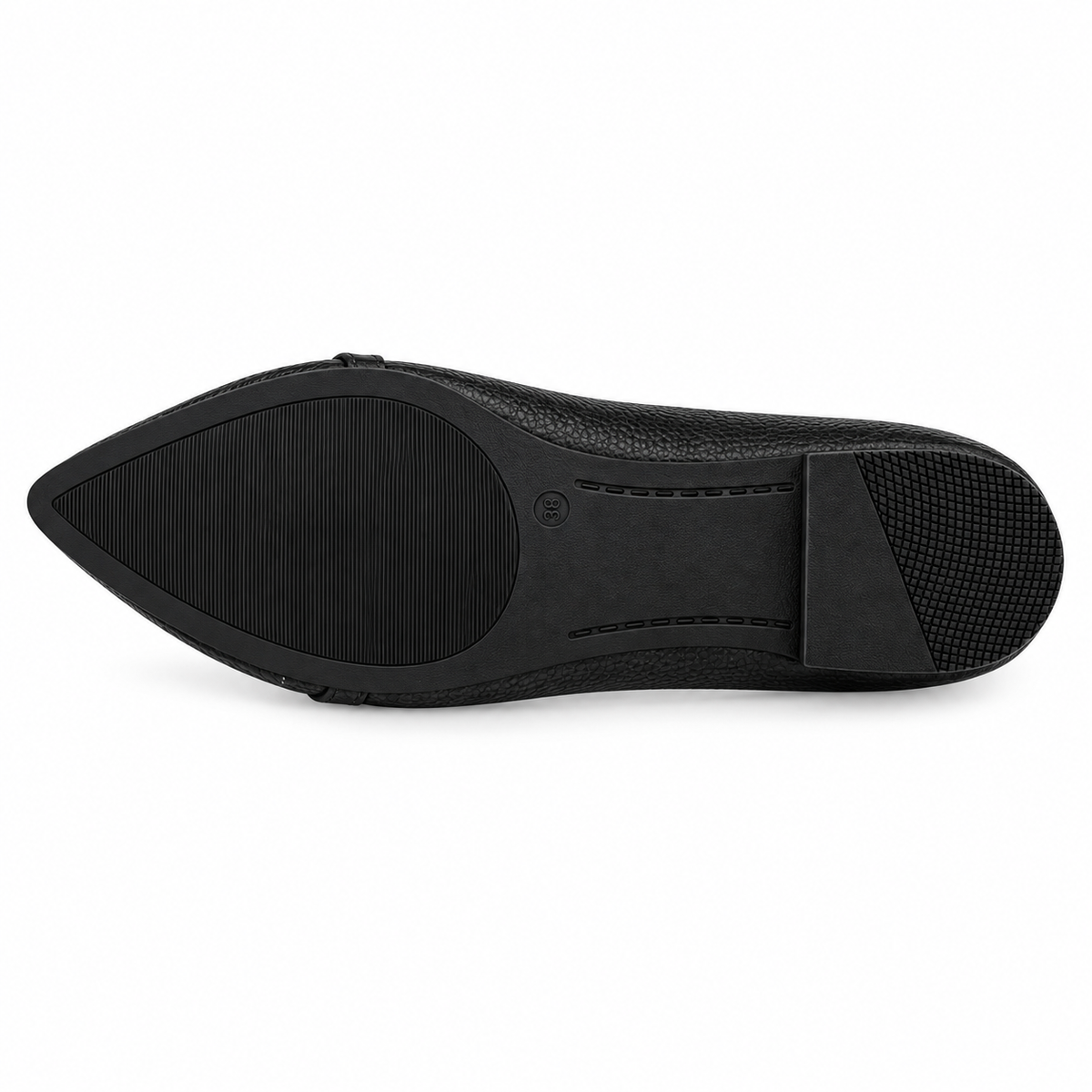 Bow Detail Pointed Toe Flats