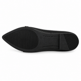 Bow Detail Pointed Toe Flats