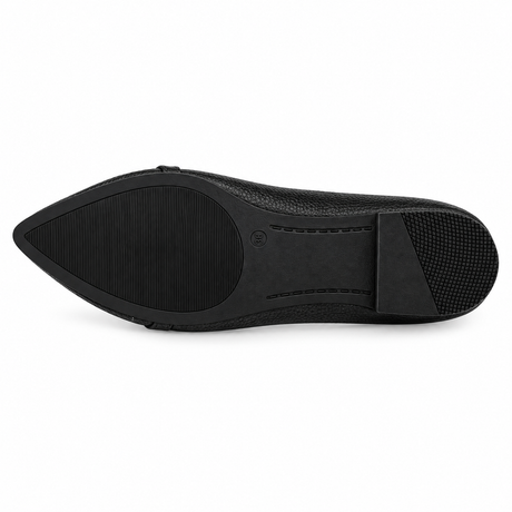 Bow Detail Pointed Toe Flats