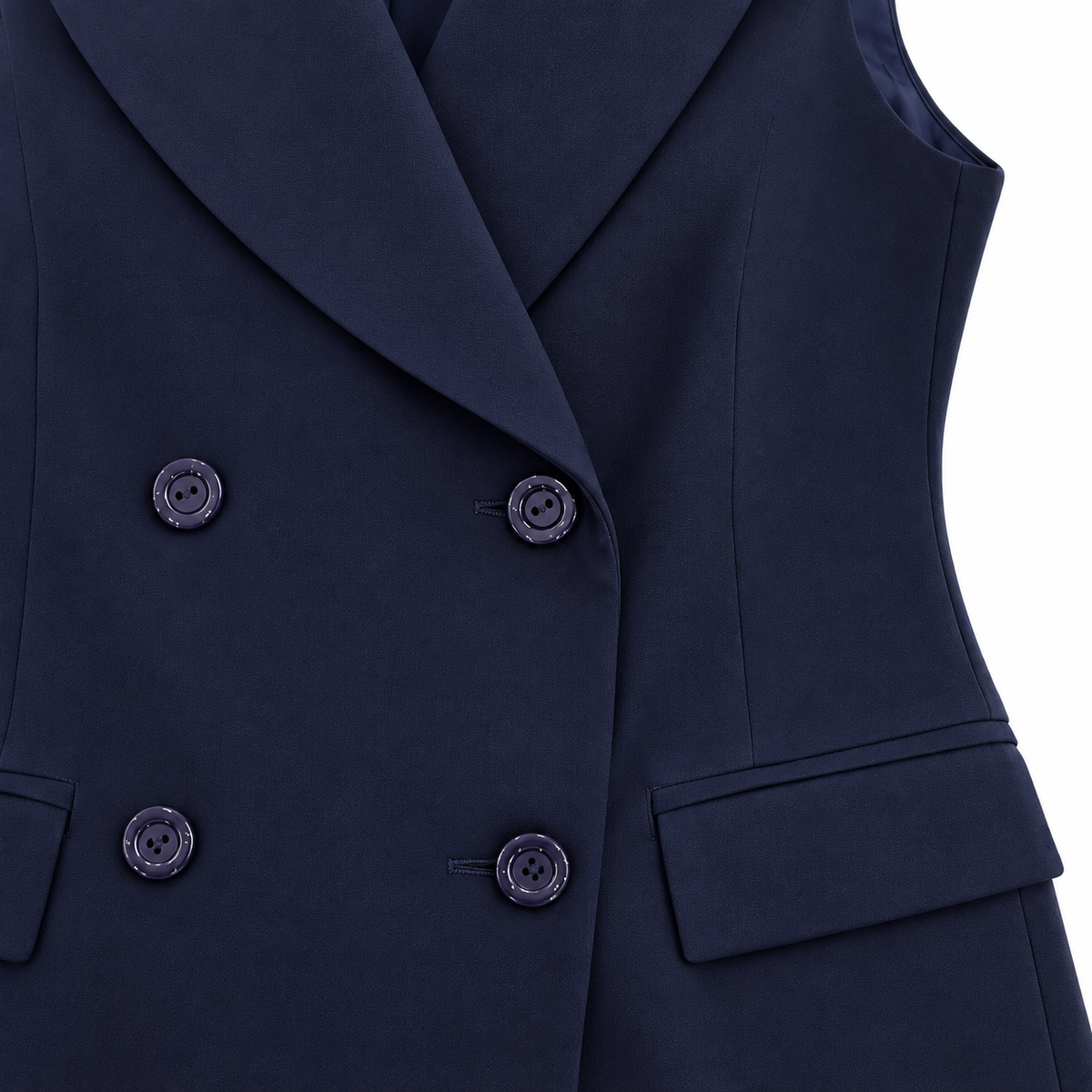 Double Breasted Tailored Vest