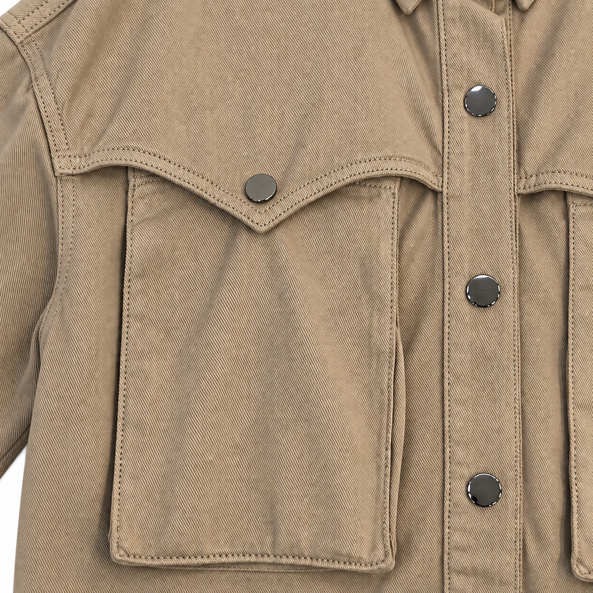 Cropped Utility Pocket Jacket