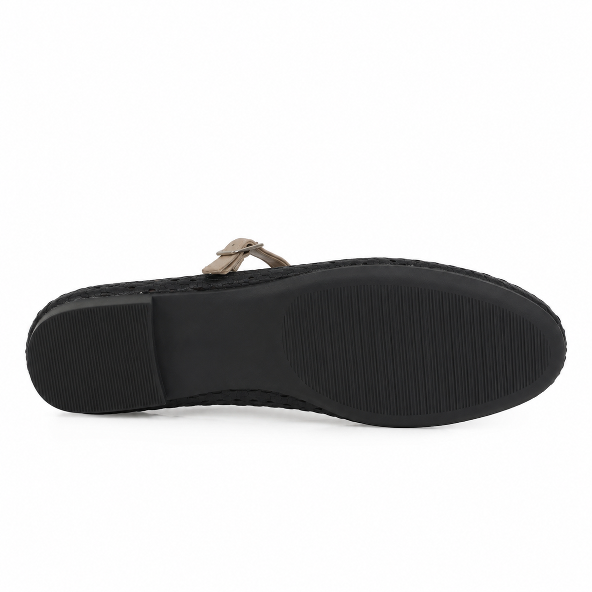 Women Perforated Mary Jane Flats