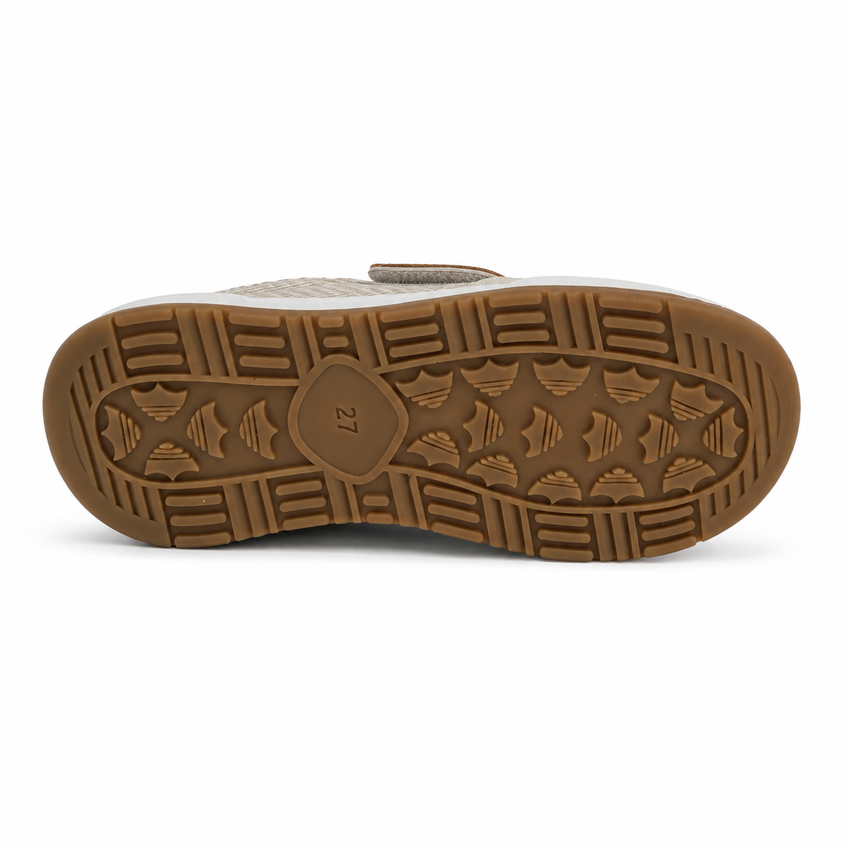 Boys casual sneakers with hook-and-loop straps