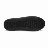 Comfort flats with perforated details and hook-and-loop strap