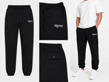 Men Jogger Pants With Back Pocket And Drawstring