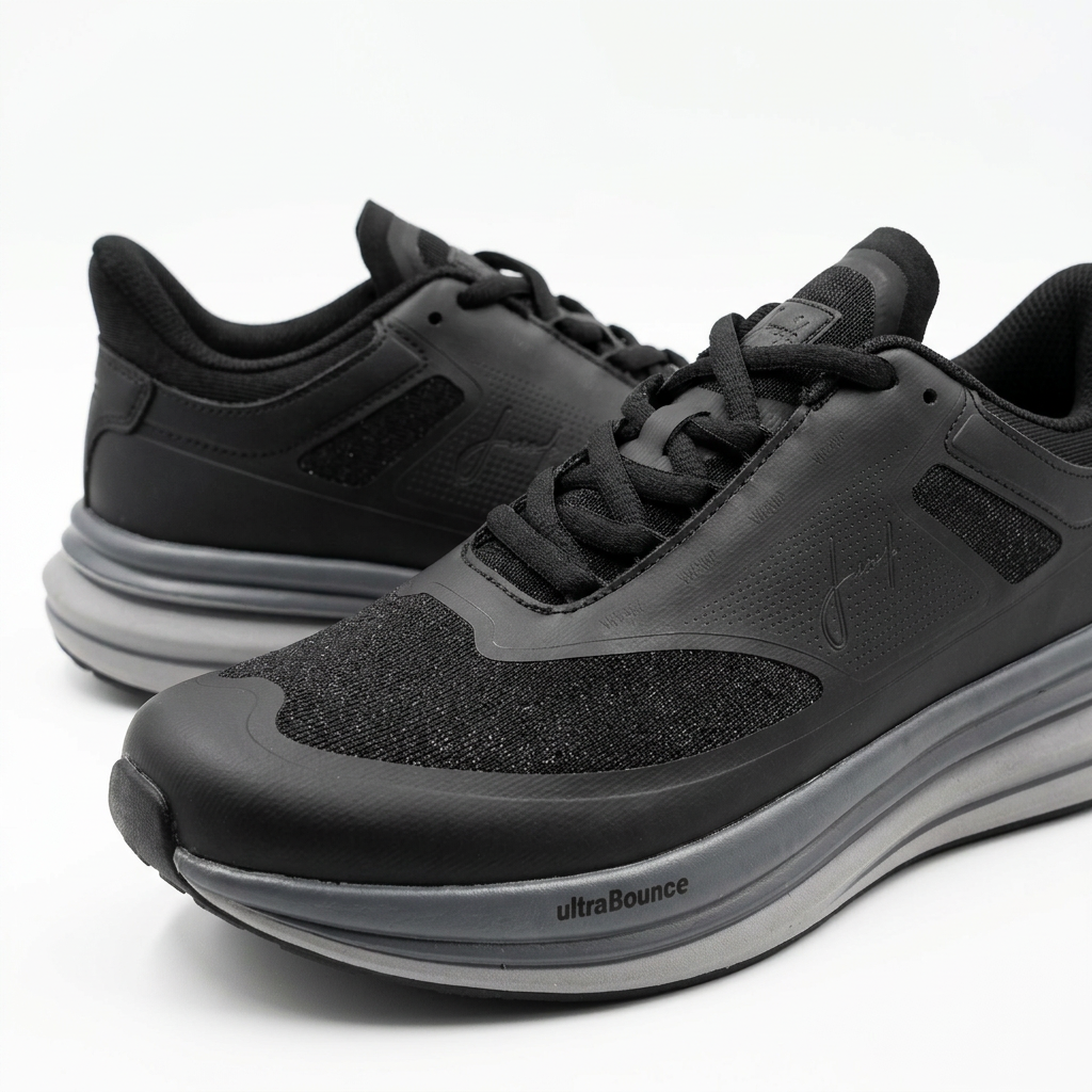 Ultrabounce Running Sneakers With Sculpted Platform Sole
