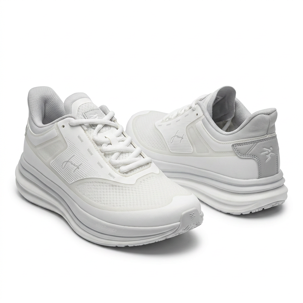 Ultrabounce Running Sneakers With Sculpted Platform Sole