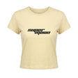 Casual Wear Women Light Supermoon Graphic Cropped T Shirt