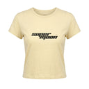 Casual Wear Women Light Supermoon Graphic Cropped T Shirt