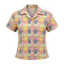 Kids Floral Patchwork Shirt And Shorts Set