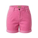 Kids Corduroy Rolled Hem Shorts