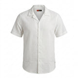 Men Textured Short Sleeve Shirt