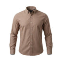 Men Long Sleeve Button Down Shirt
