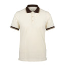 Men Short Sleeve Polo Shirt With Contrast Collar