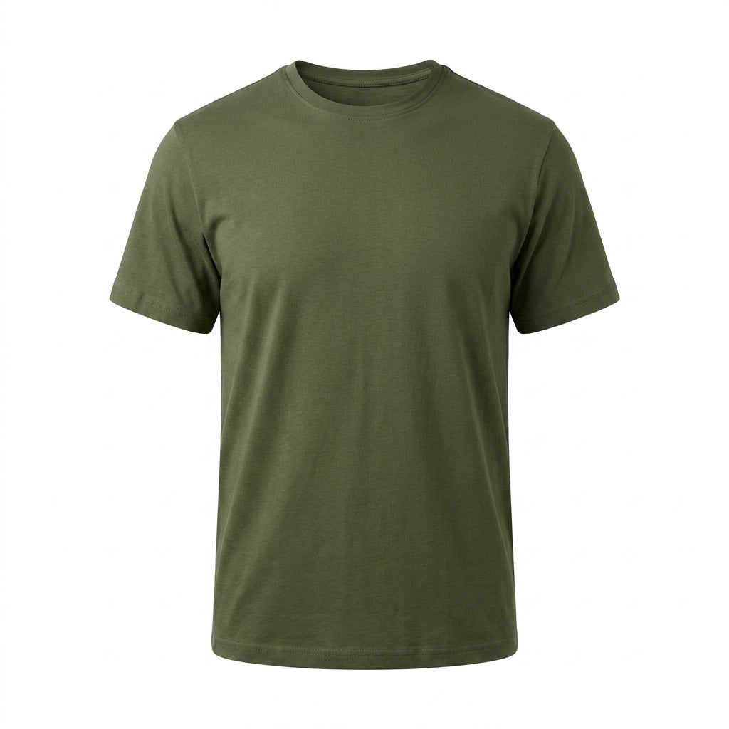 Men Basic Crew Neck T Shirt