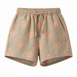 Kids Su Hine Print Shirt And Shorts Set