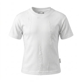 Kids Textured Short Sleeve T Shirt