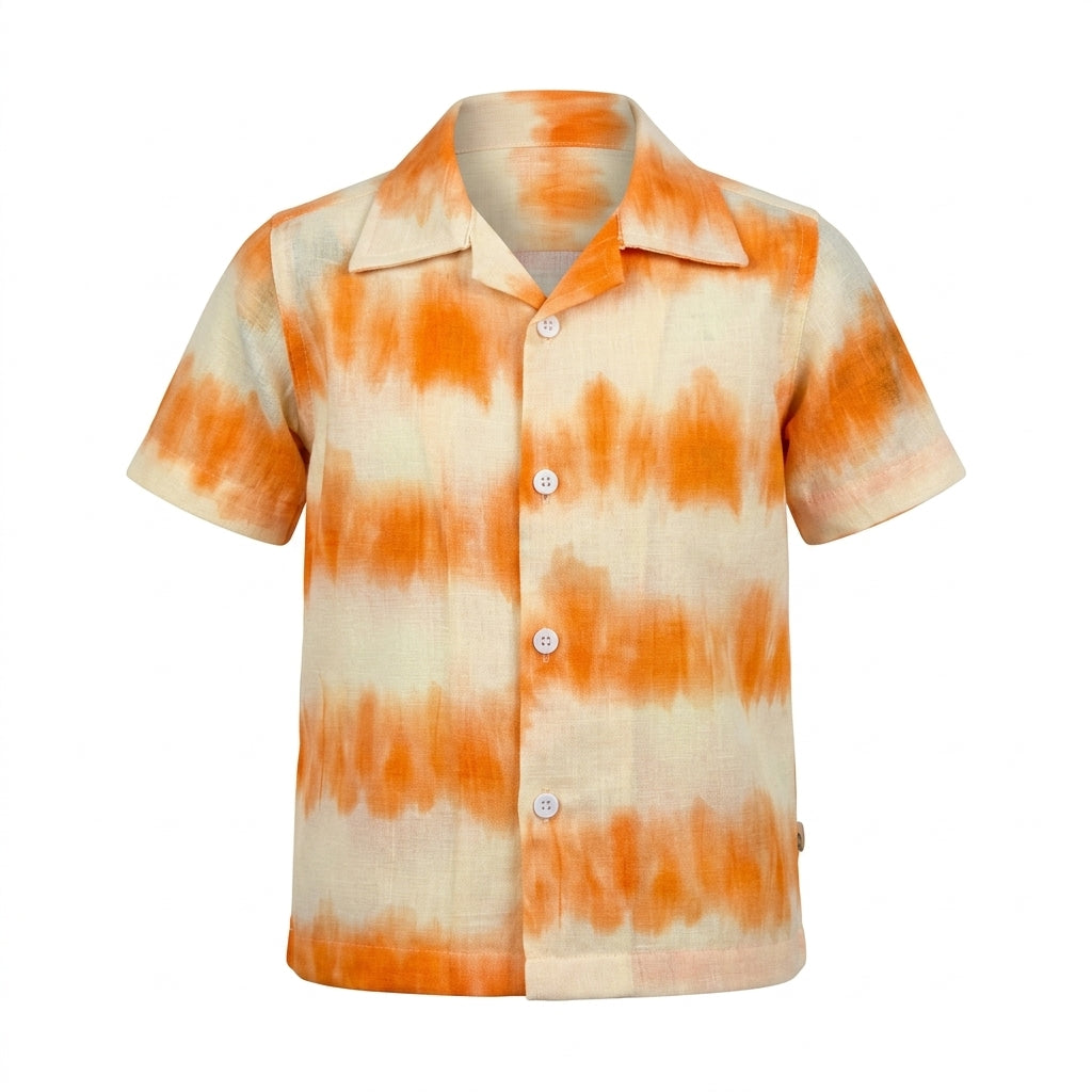 Kids Tie Dye Short Sleeve Shirt