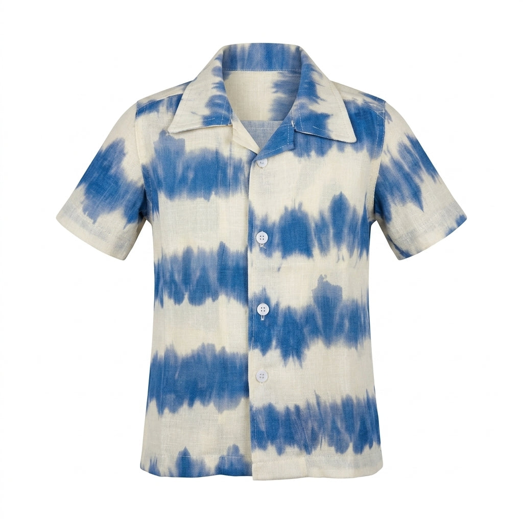 Kids Tie Dye Short Sleeve Shirt