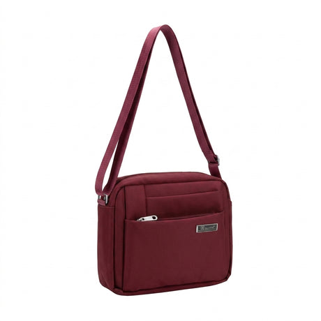 Crossbody Shoulder Bag With Front Slip Pocket